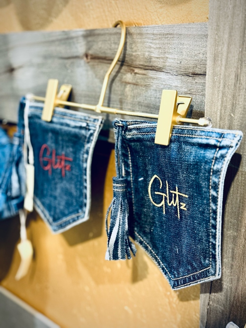 Glitz Denim Pocket Accessory - Glitz Embroidered